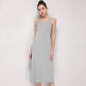 Women's Summer Mid Length Modal Suspender Dress