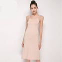 Women's Summer Mid Length Modal Suspender Dress