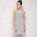 Women's Summer Mid Length Modal Suspender Dress