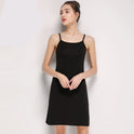 Women's Summer Mid Length Modal Suspender Dress