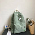 Fashionable Cute Simple Corduroy Backpack