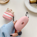 Macaron Cake Bear Earphone Box