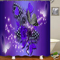 Beautiful Butterfly Fabric Shower Curtain