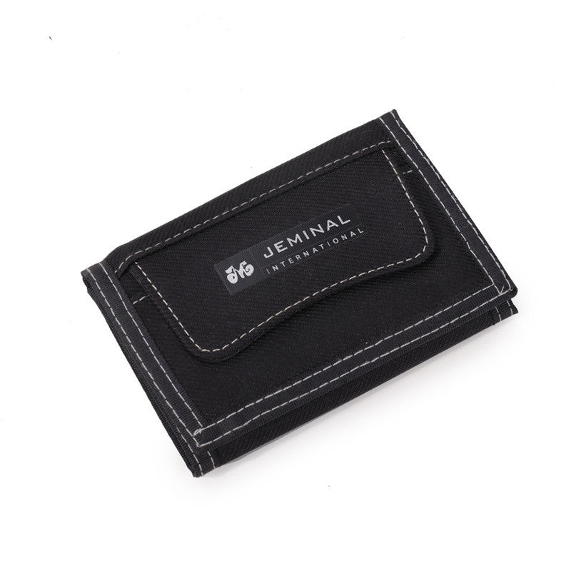 Casual Short Canvas Denim Unisex Men's Wallet