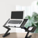 Folding Computer Desk Notebook Computer Stable With Double Fan