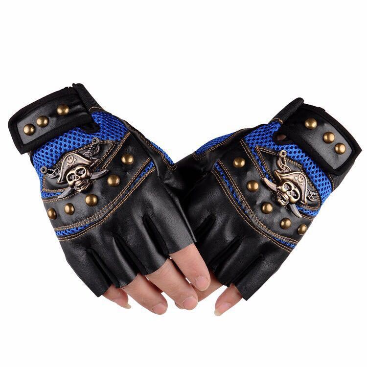 Hip hop Break Dancing Sport Riding Skull Gloves