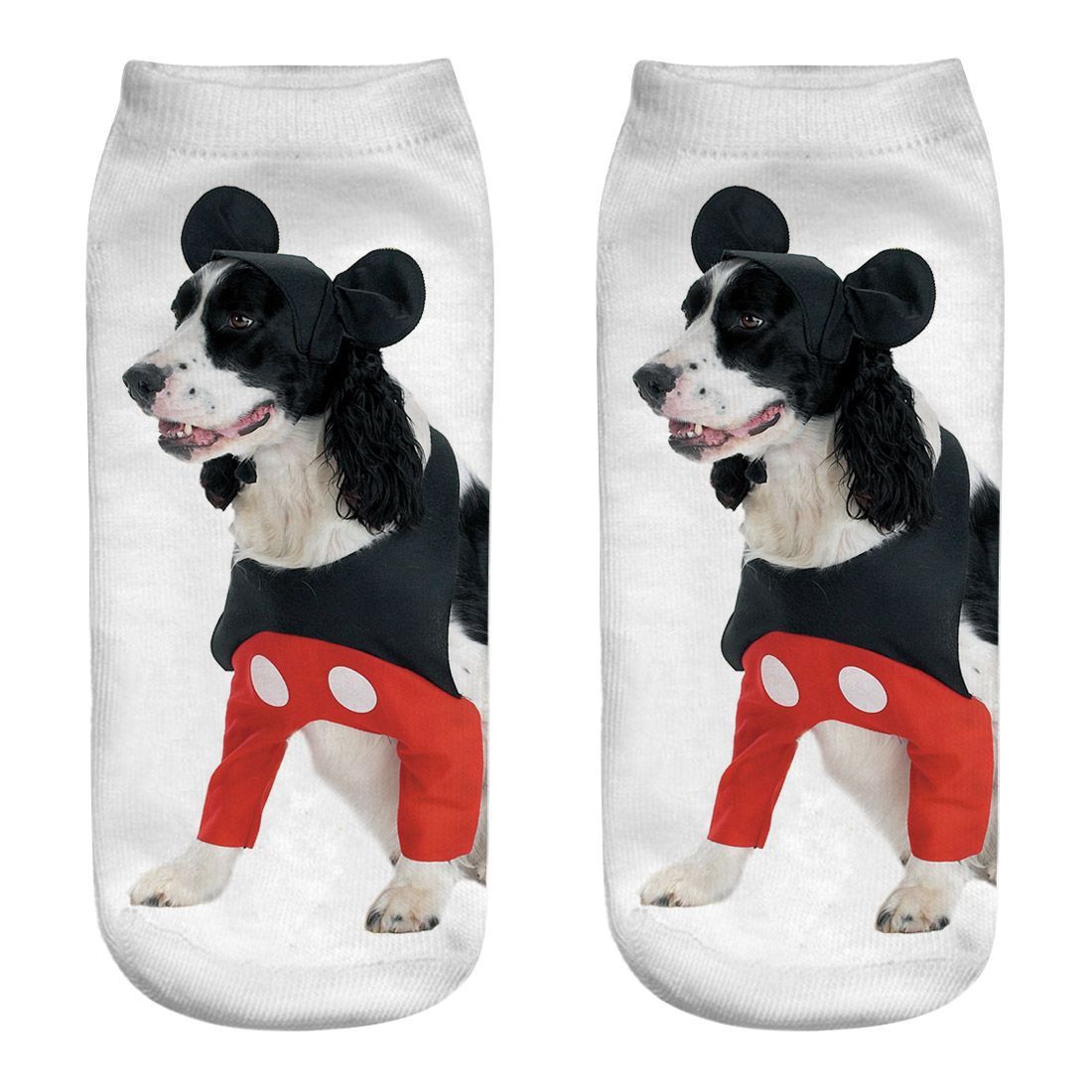 New Dog Series 3D Printed Socks Puppy Printed Socks Ebay AliExpress Hot-selling Printed Female Socks