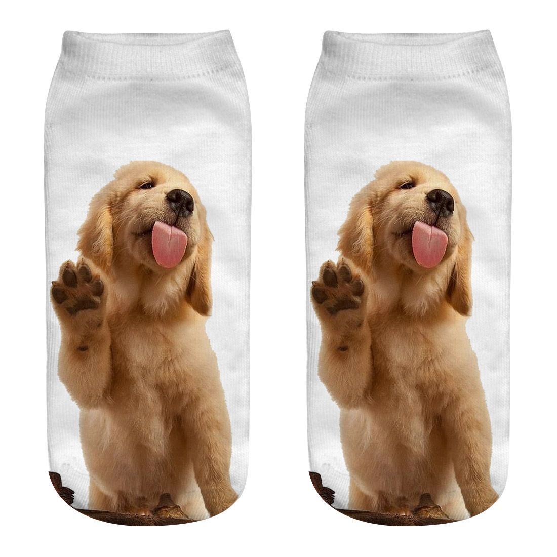 New Dog Series 3D Printed Socks Puppy Printed Socks Ebay AliExpress Hot-selling Printed Female Socks