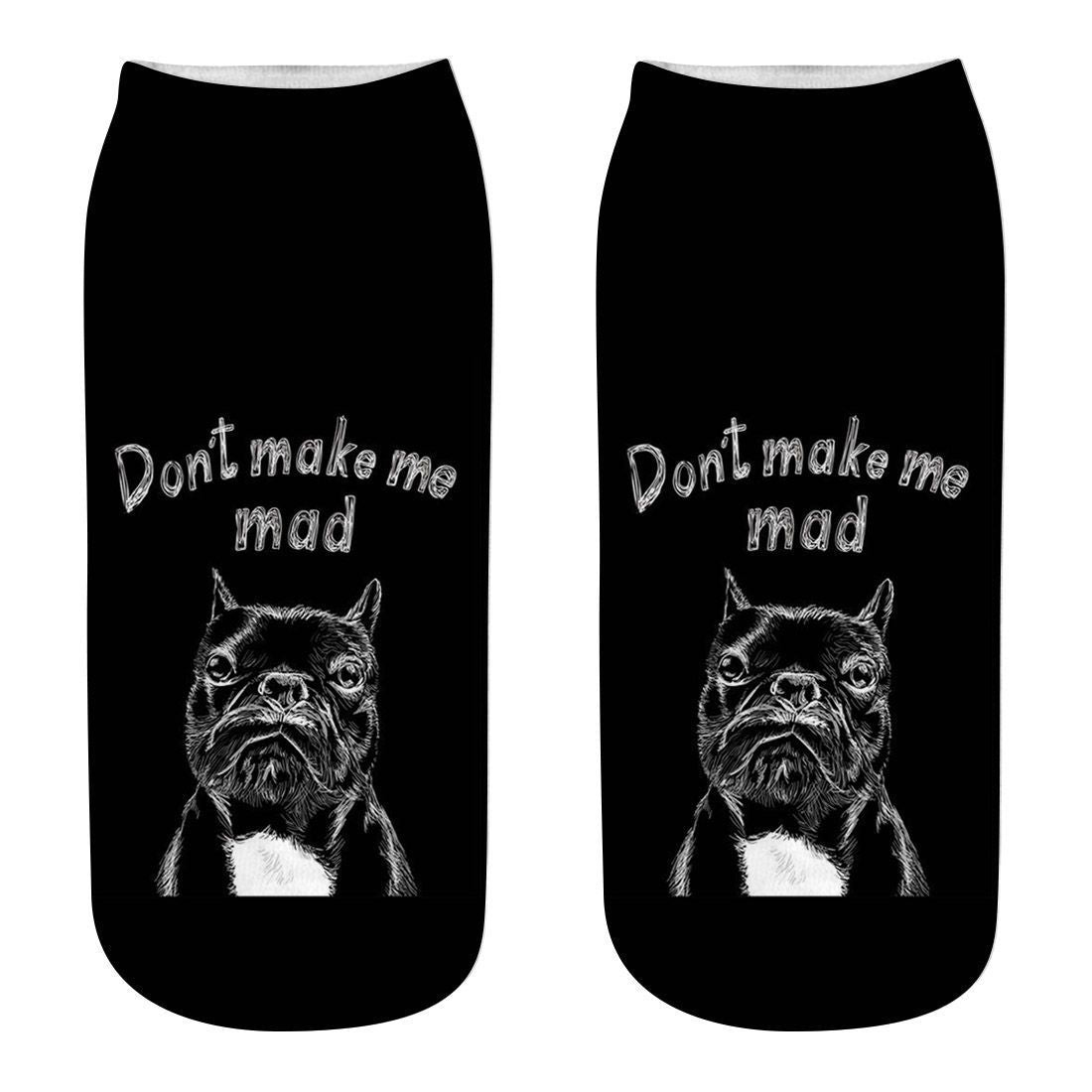 New Dog Series 3D Printed Socks Puppy Printed Socks Ebay AliExpress Hot-selling Printed Female Socks