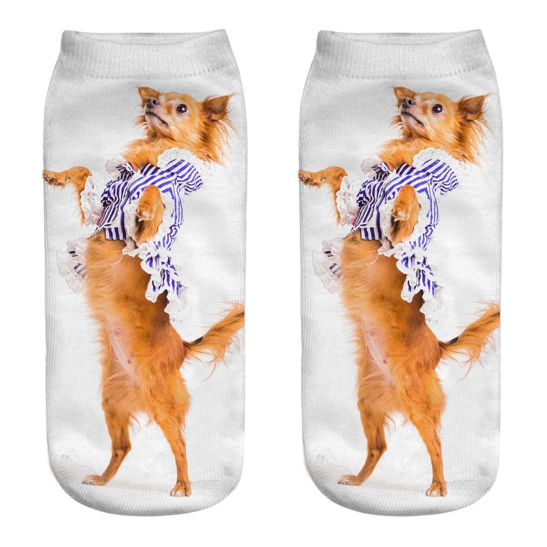 New Dog Series 3D Printed Socks Puppy Printed Socks Ebay AliExpress Hot-selling Printed Female Socks