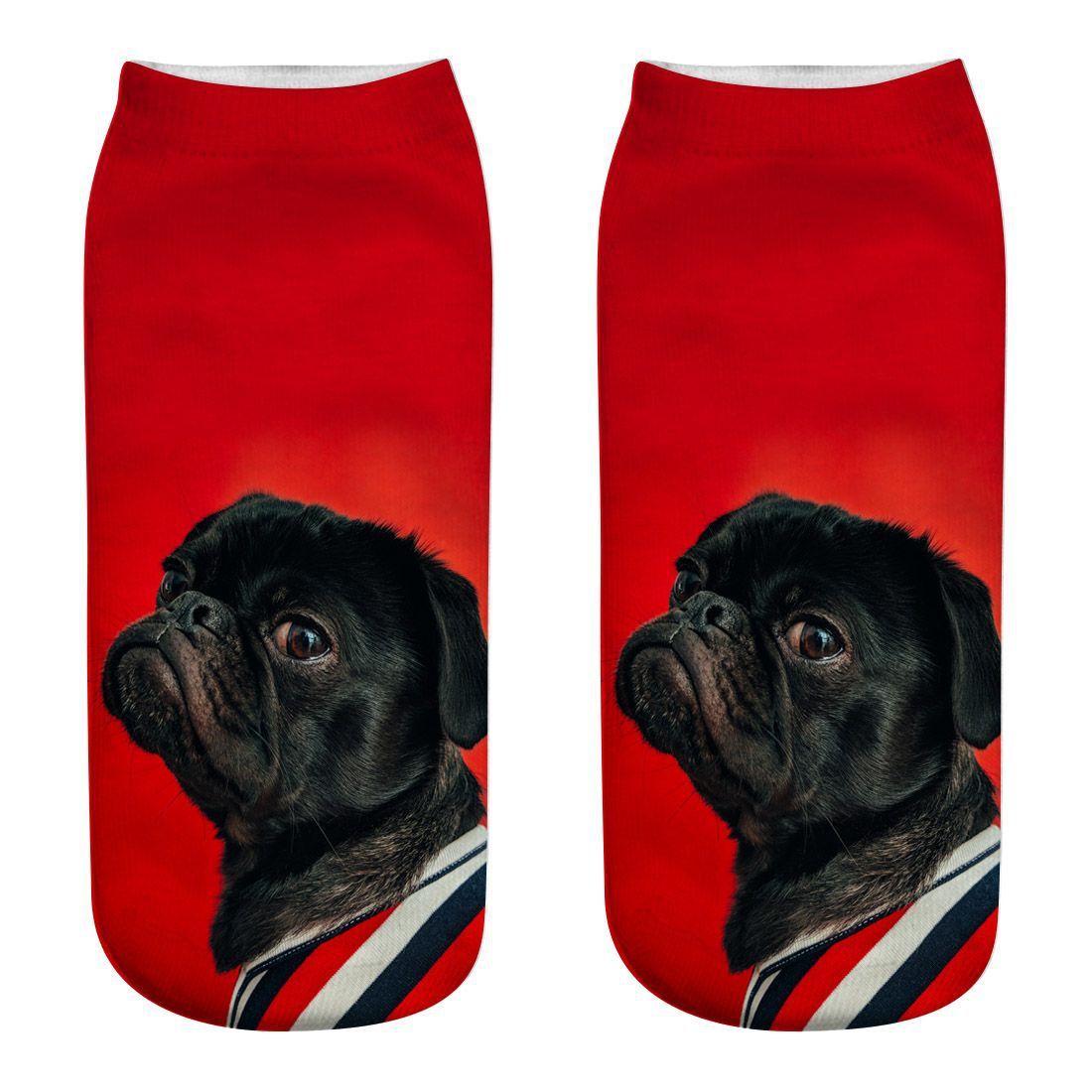 New Dog Series 3D Printed Socks Puppy Printed Socks Ebay AliExpress Hot-selling Printed Female Socks