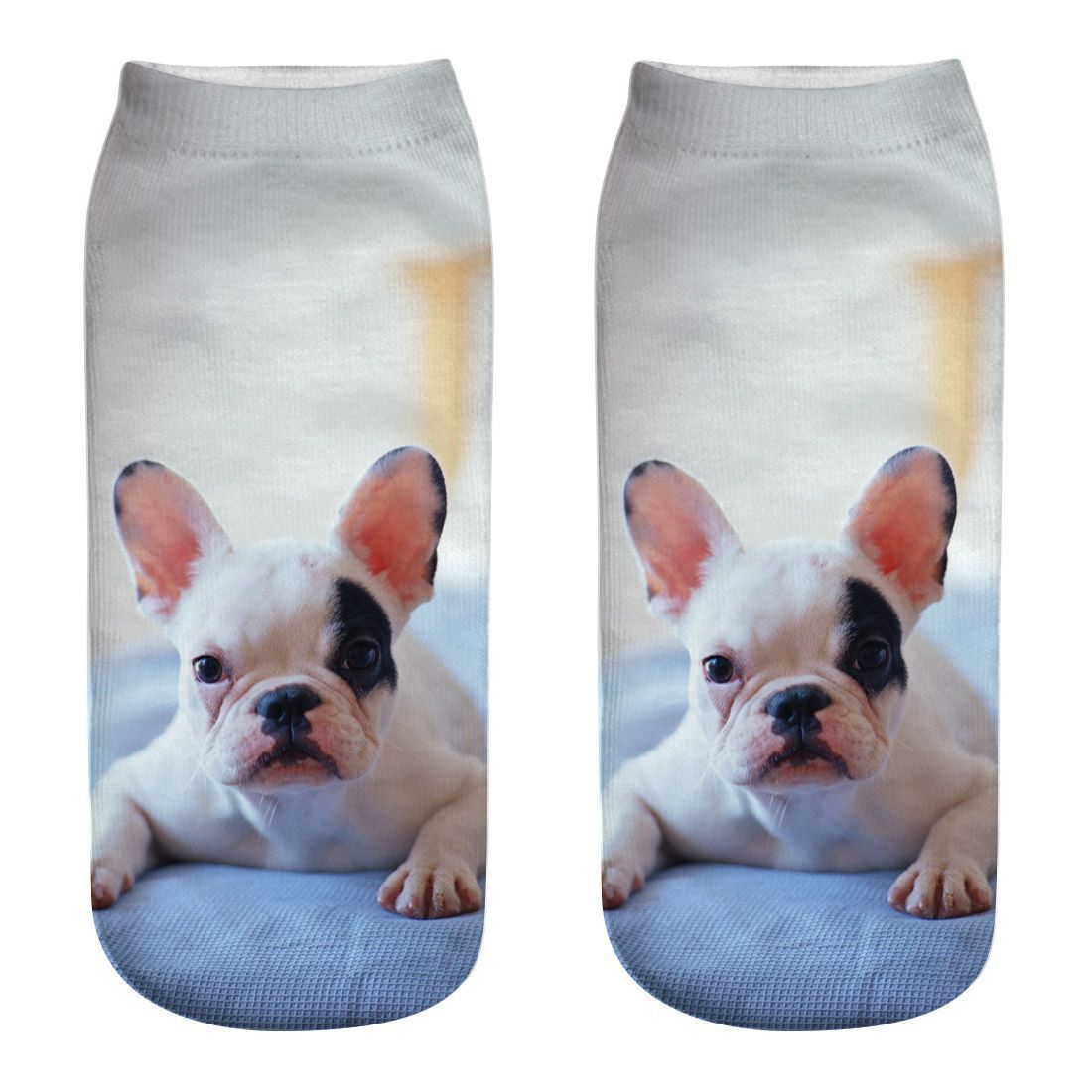 New Dog Series 3D Printed Socks Puppy Printed Socks Ebay AliExpress Hot-selling Printed Female Socks