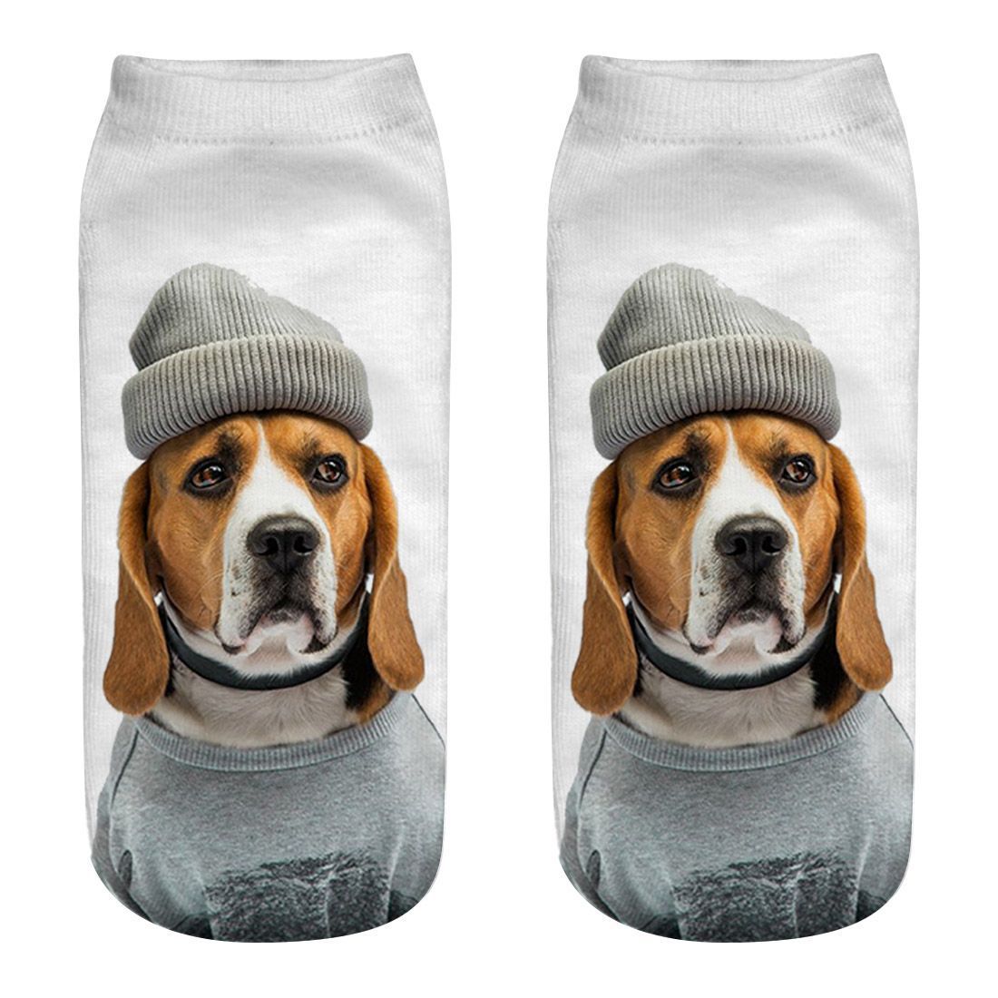 New Dog Series 3D Printed Socks Puppy Printed Socks Ebay AliExpress Hot-selling Printed Female Socks