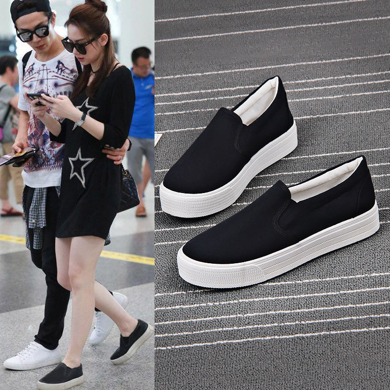 White Shoes Ladies Canvas Shoes Student Shoes