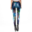 3D Mermaid Fish Scale Print Sports Women'S Leggings