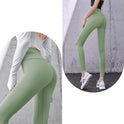 High Waist Skinny Peach Hip Legging Fitness Pants