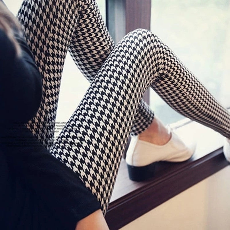 Milk Silk Houndstooth Leggings