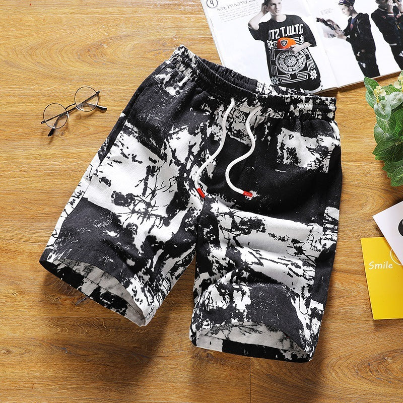 Loose Casual Five-point Pants Trendy Men's Shorts