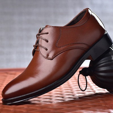 Men's Business Suits British Leather Shoes