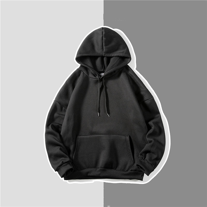 Hooded Bf Style Couple Casual All-match Bottoming Sweater