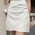 Summer Korean Version Of High-Waist Pleated Skirt, Anti-Empty Irregular Skirt, Short Skirt, Women's Small A-Line Skirt