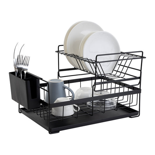 Household Goods Kitchen Dish Drain Rack Detachable Countertop Sink Tableware Chopsticks Spoon Storage Organizer