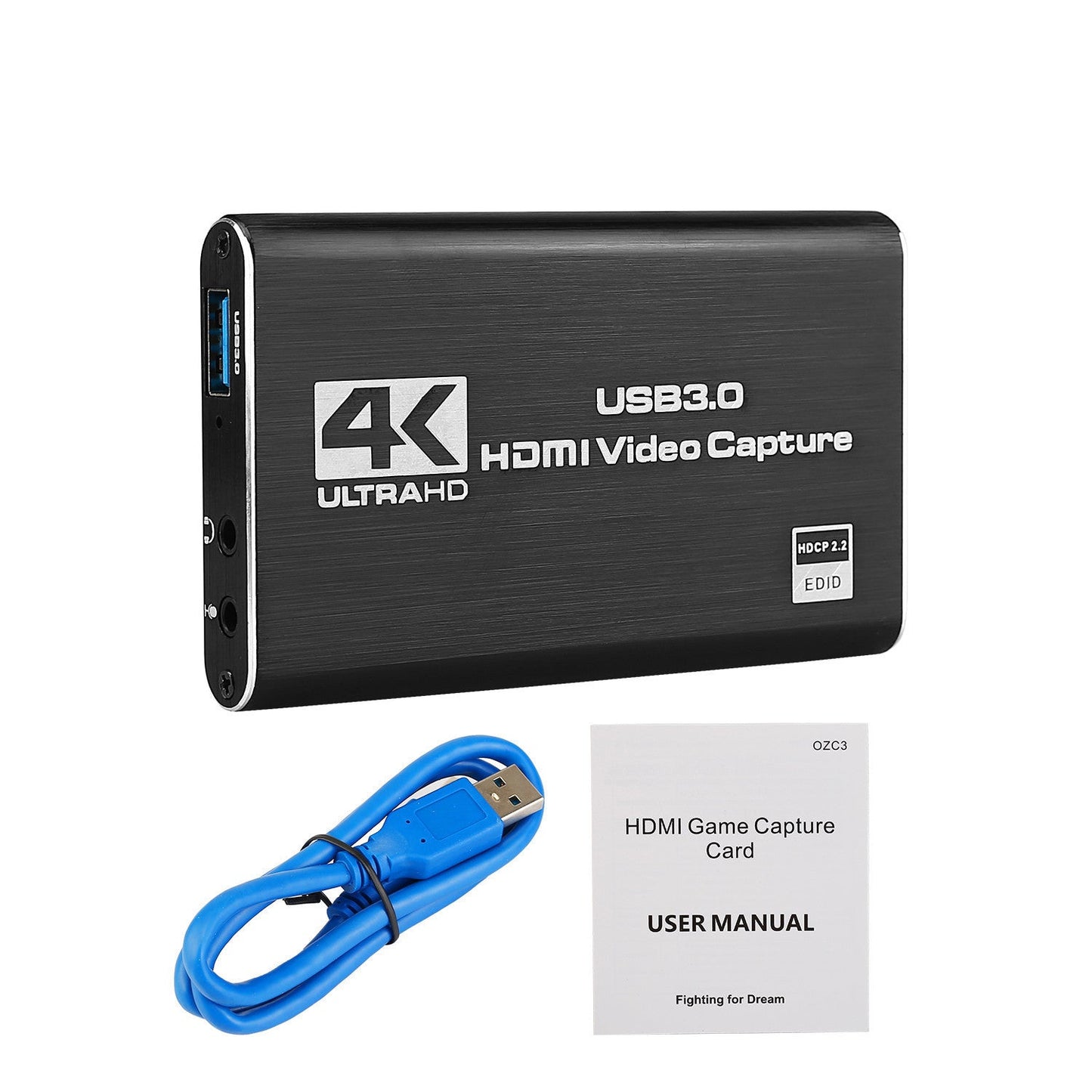 بطاقة التقاط فيديو HDMI بطاقة التقاط شاشة 4K تسجيل USB3.0 1080P 60Fps التقاط الألعاب