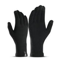 Winter Outdoor Riding Warm Touch Screen Gloves Non-slip Men and Women Skiing Cold-proof Knitting Windproof Plus Velvet Thickening Heat Gathering