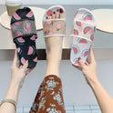 New Style Slippers Female Cute Style Fruit Slippers Summer Plastic Non-Slip