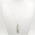 Boho Style Sweater Chain Long Feather Tassel Necklacer