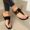 Flip-Flat Sandals Fashionable and Comfortable Buckle