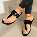 Flip-Flat Sandals Fashionable and Comfortable Buckle