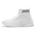 Women's High-Top Stretch Fly Woven Breathable Socks Shoes