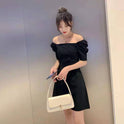 Summer New Temperament Skirt Slim Slimming Collar