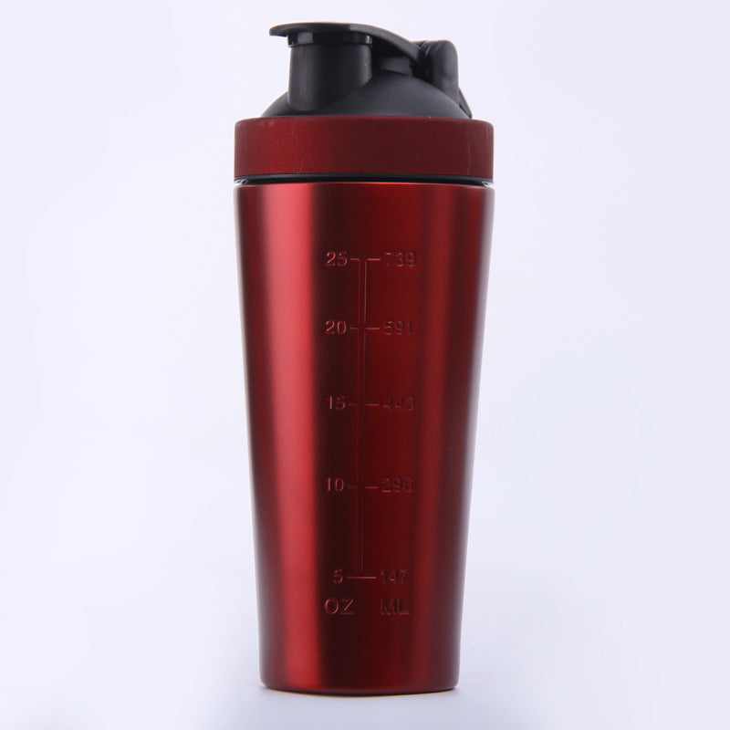 Factory Wholesale Stainless Steel Protein Powder Shaker Cup Multifunctional Fitness Sports Water Cup Fashion Gift Cup Customization