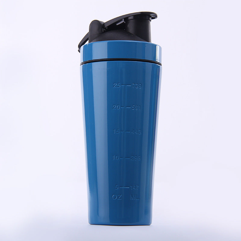 Factory Wholesale Stainless Steel Protein Powder Shaker Cup Multifunctional Fitness Sports Water Cup Fashion Gift Cup Customization