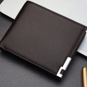 Men's Small Wallet Fashion Card Holder Men's Short Leather Wallet