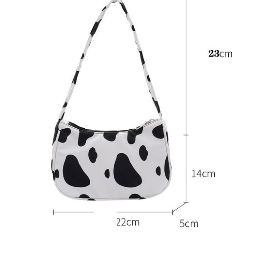 Oxford Fashion Cow Pattern Crossbody Bag