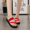 Summer Hot Style Indoor And Outdoor Personality Black Letter Slippers Comfortable Fashion Casual Slope With Flip Flops