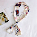 Women's Silk Scarf Long Spring And Autumn Double-sided Dual-use