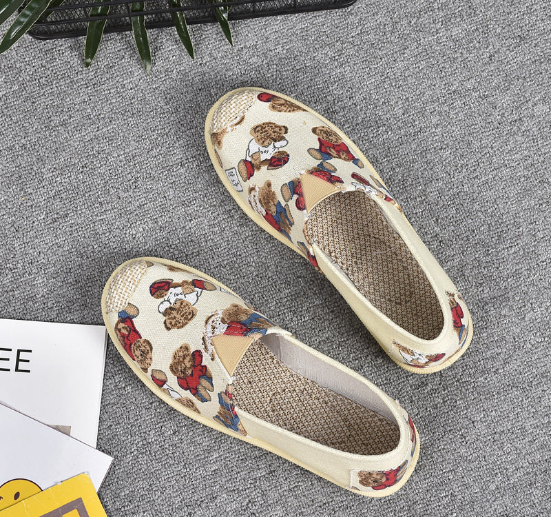 21 New Prairie Princess Canvas Shoes Lightweight Canvas Breathable Thomas Shoes Ethnic Style Cloth Shoes Flat Shoes Women