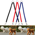 One For Two Dog Leashes, Small Dog Leashes, Two-Headed Pet Leashes, A Rope For Two Dogs, A Dog Leash