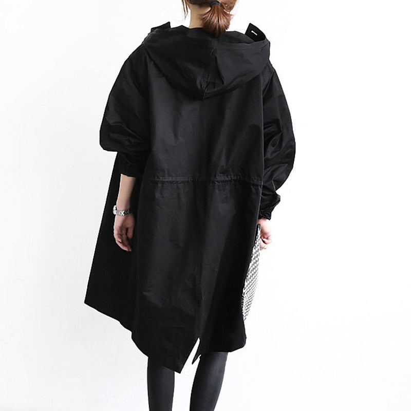 Oversized Women's Korean Style Slim Windbreaker