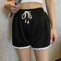 Can Be Worn Outside Casual All-match Pants High Waist And Thin Wide-leg Shorts