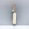 Faux Mink Fur Key Chain Bag Charms Pendant Tassel Fluffy Car Key Ring Accessories Wholesale