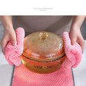 Kitchen Non-stick Oil Thickened Absorbent Rag Dish Towel