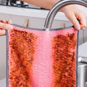 Kitchen Non-stick Oil Thickened Absorbent Rag Dish Towel