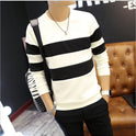 New Korean Style Slim Striped Top Sweater Student Personality Factory Direct Sales