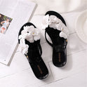 Flip-flops Ladies Non-slip Small Fragrance Flower Beach Sandals