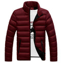 Fall Winter Padded Jacket Stand-Collar Down Jacket Men'S Self-Cultivation To Keep Warm